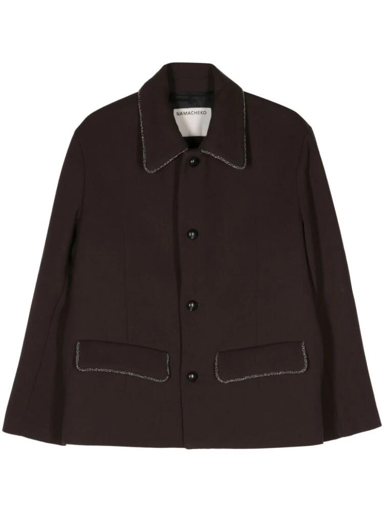 Namacheko Ylin virgin wool jacket - Brown Cover