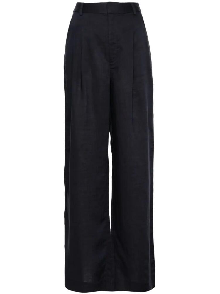 Gestuz Lizagz high-waist wide-leg trousers - Blue Cover