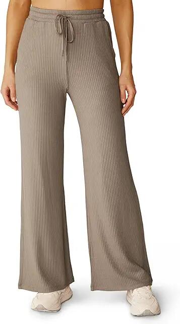 Beyond Yoga Well Traveled Wide Leg Pants (Birch) Women's Dress Pants Cover