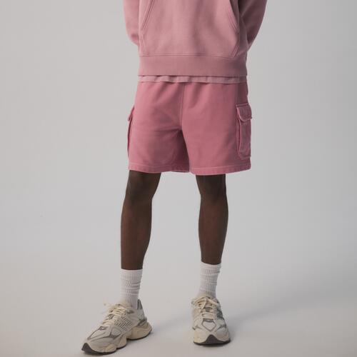 LCKR Based French Terry Cargo Shorts - Mens Pink/Pink Cover