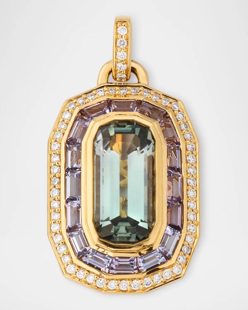 Sorellina One-Of-A-Kind 18K Yellow Gold Pendant with Tourmaline, Spinel, and Diamonds Cover