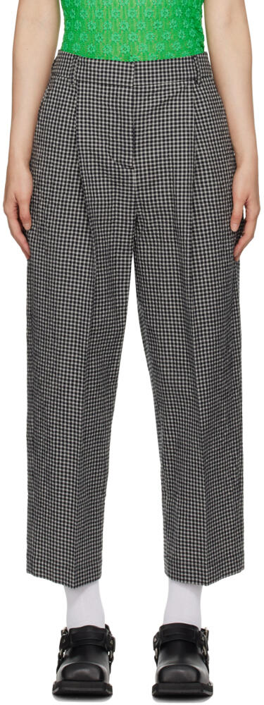 YMC Black & Gray Market Trousers Cover