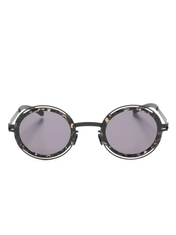 Mykita Pearl round-frame sunglasses - Black Cover