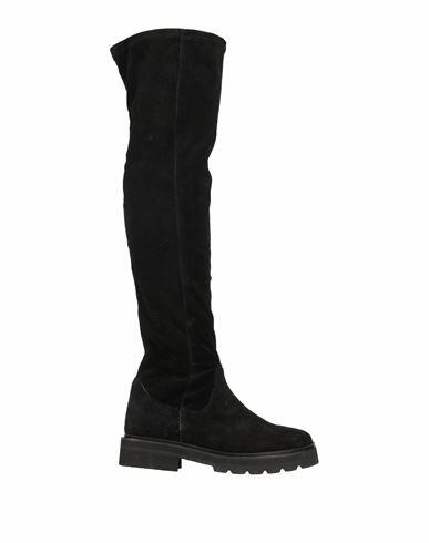 Anaki Woman Boot Black Leather Cover