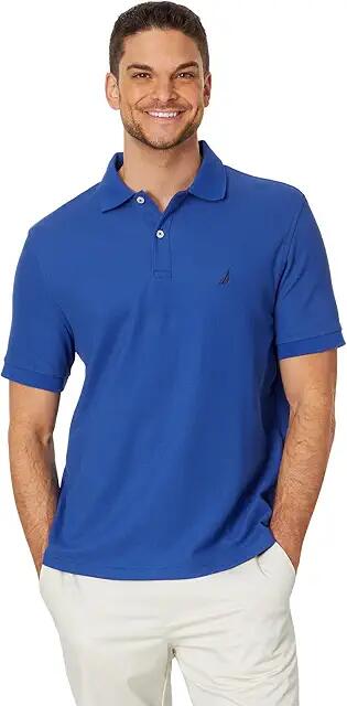 Nautica Sustainably Crafted Classic Fit Deck Polo (Bright Cobalt) Men's Clothing Cover