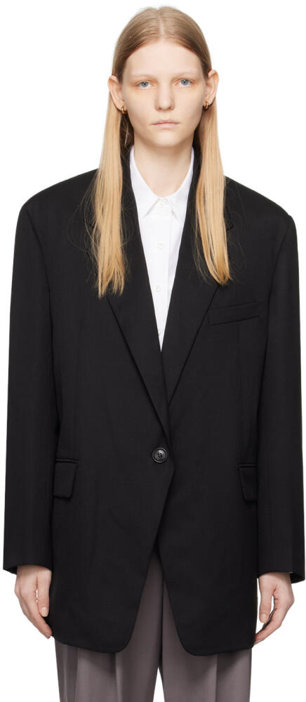 LOW CLASSIC Black Over Fit Blazer Cover