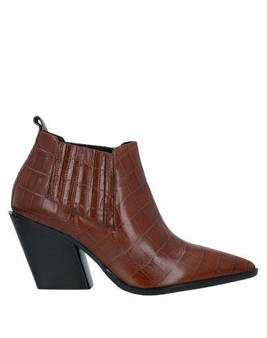 Elvio Zanon Woman Ankle boots Brown Soft Leather Cover