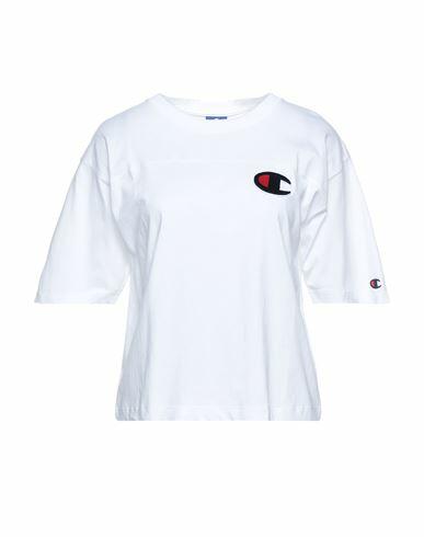 Champion Woman T-shirt White Cotton Cover