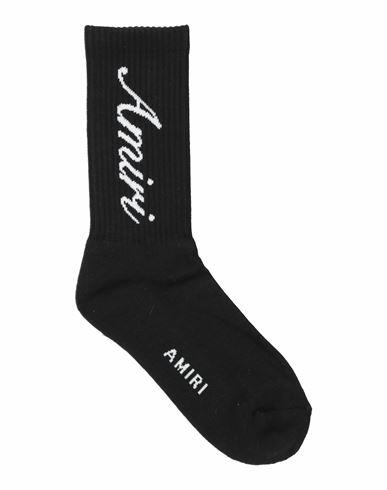 Amiri Man Socks & Hosiery Black Cotton, Polyester, Elastane Cover