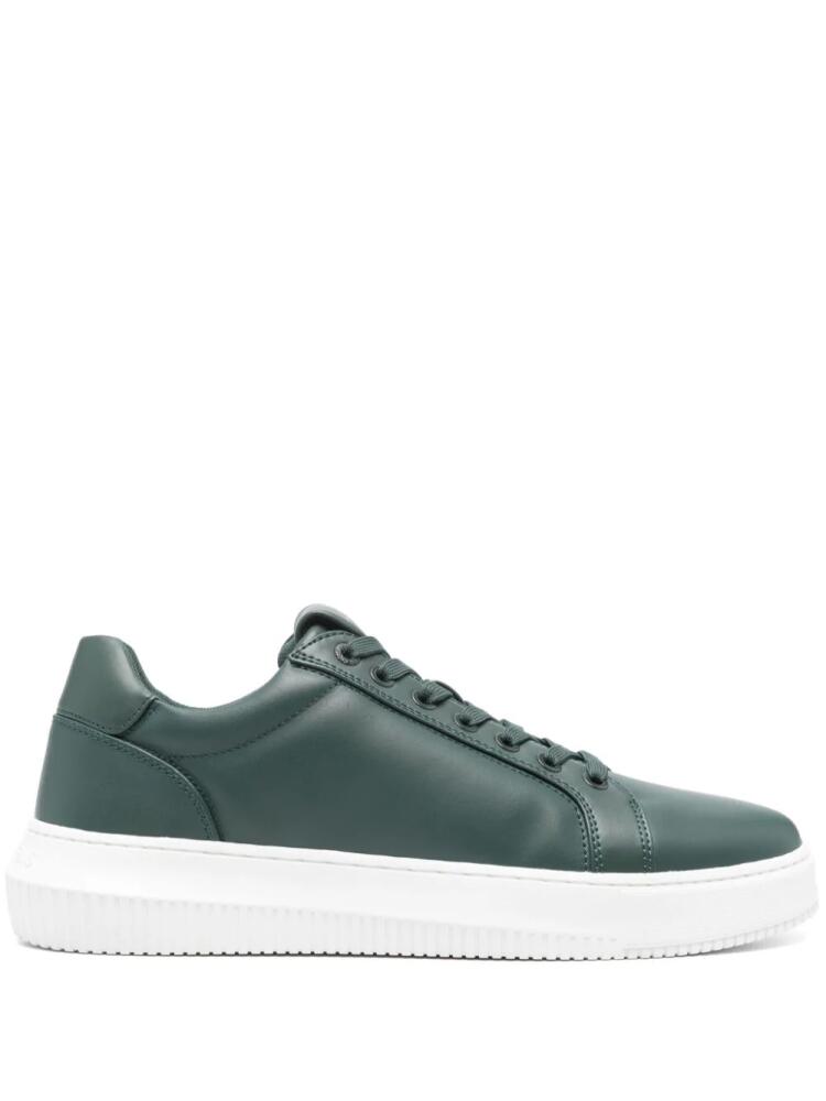 Calvin Klein leather sneakers - Green Cover