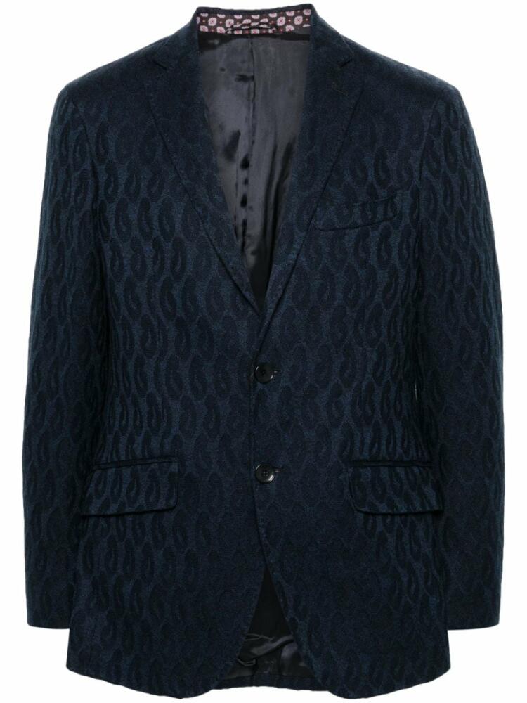 ETRO cotton blazer - Blue Cover