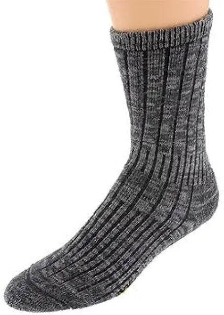 Wigwam Merino Wool/Silk Hiker Socks (Charcoal) Crew Cut Socks Shoes Cover