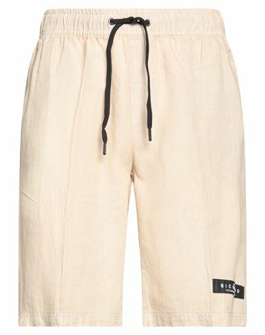 John Richmond Man Shorts & Bermuda Shorts Sand Linen Cover