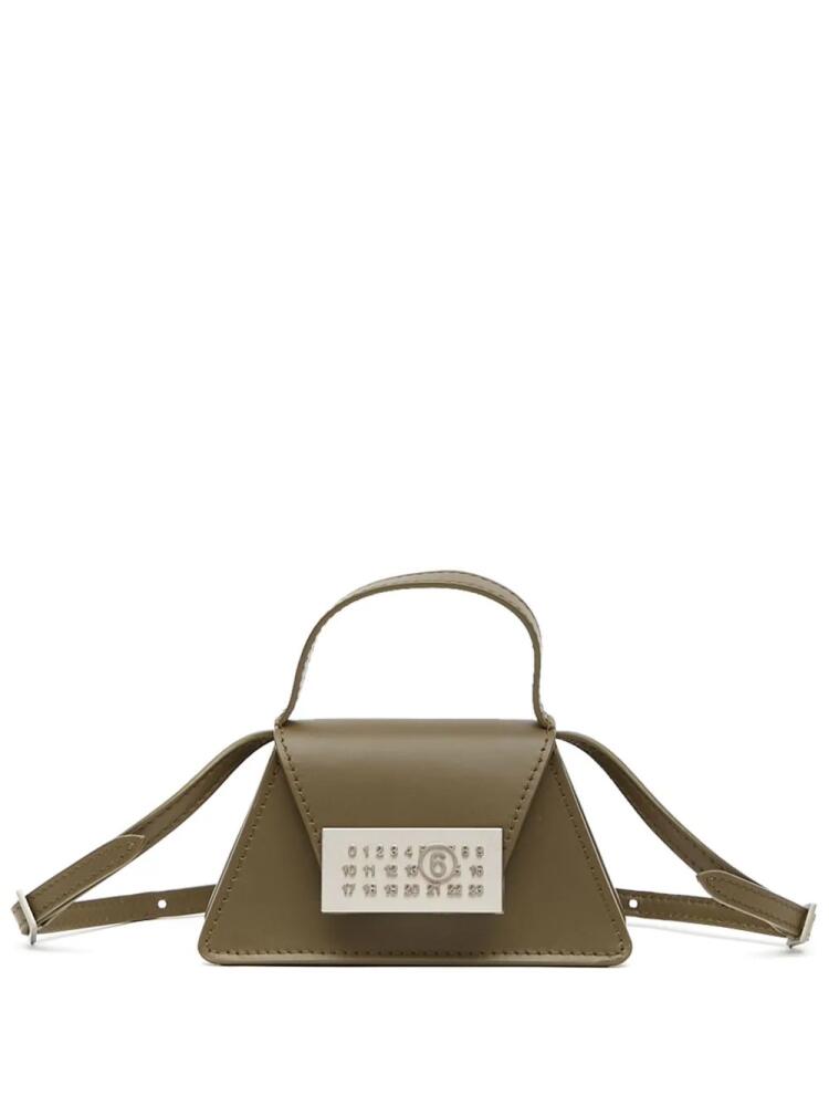 MM6 Maison Margiela Numeric leather mini bag - Green Cover