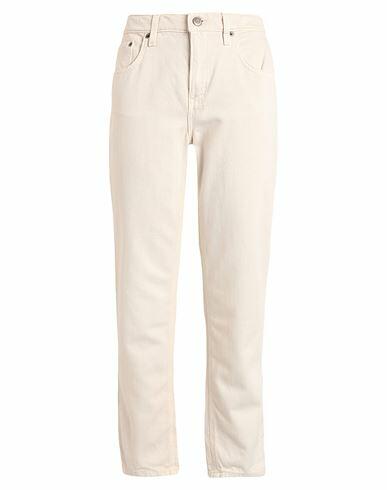 Lauren Ralph Lauren Woman Jeans Ivory Cotton, Lyocell Cover