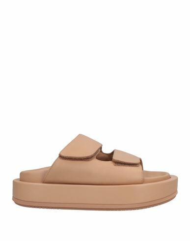 Paloma Barceló Woman Sandals Camel Soft Leather Cover