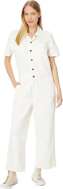 Levi's(r) Womens Short Sleeve Heritage Jumpsuit (Serenity Now) Women's Jumpsuit & Rompers One Piece Cover