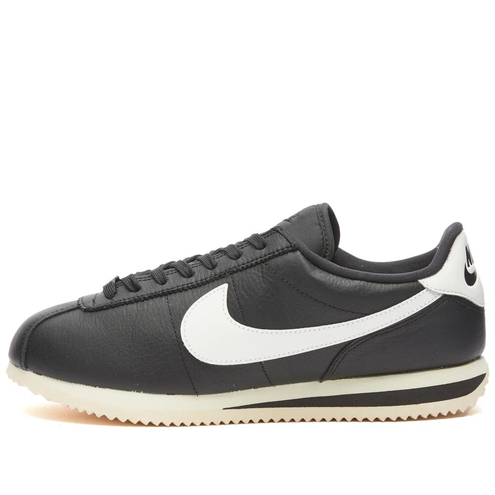 Nike Women's W Cortez 23 Premium Sneakers in Black/Sail Alabaster Cover