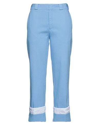 N°21 Woman Pants Sky blue Cotton, Elastane, Polyester Cover