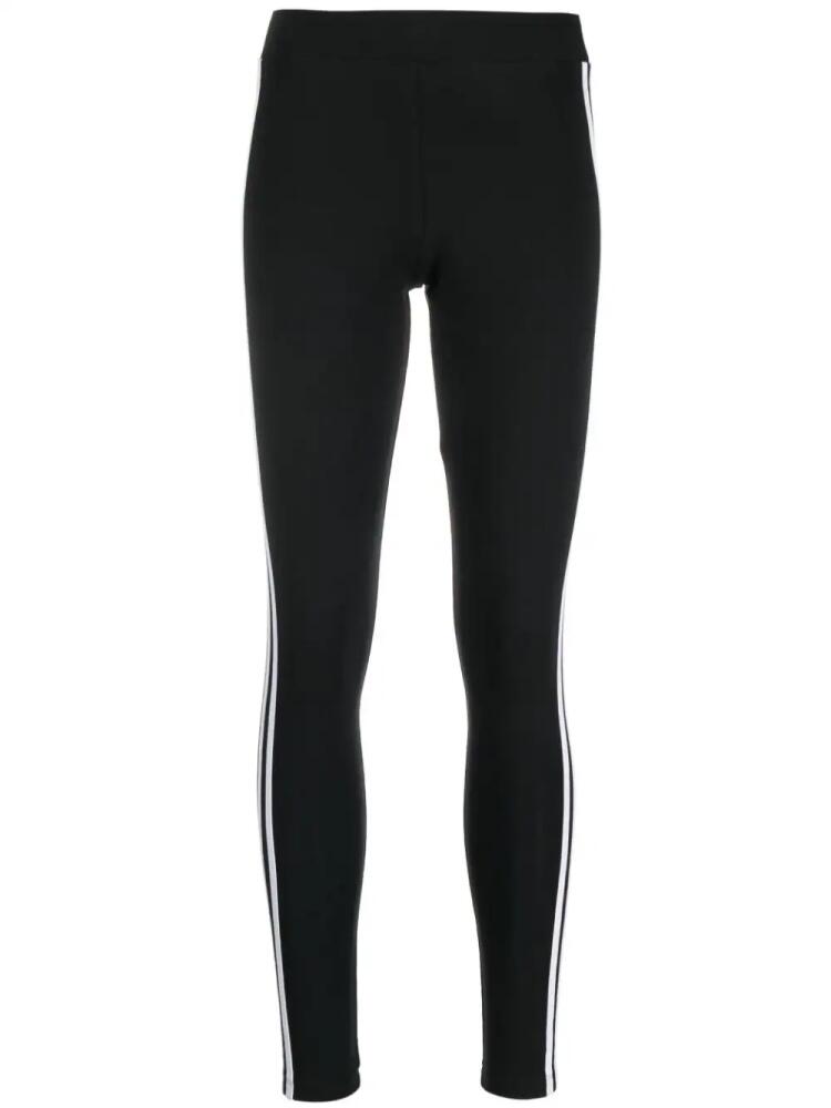 adidas 3-Stripes stretch-cotton leggings - Black Cover