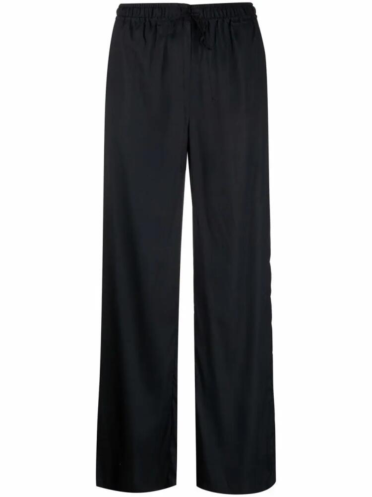 PAULA Paula stretch-silk trousers - Black Cover