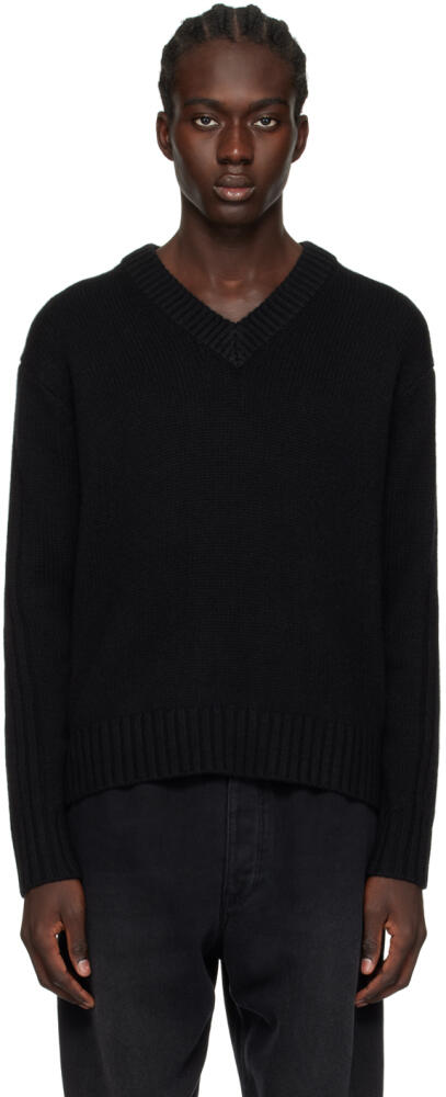 LISA YANG Black 'The Loup' Sweater Cover