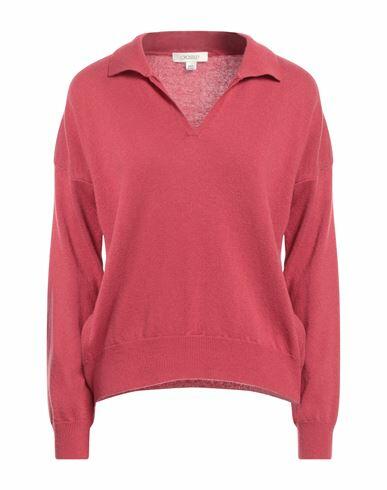 Crossley Woman Sweater Brick red Wool Cover