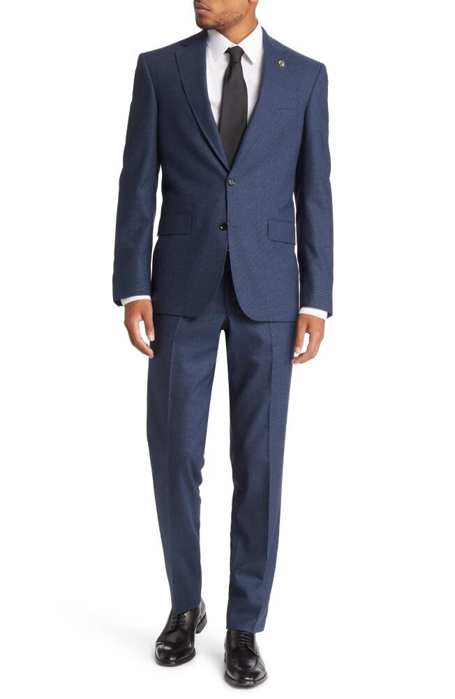 Ted Baker London Jay Trim Fit Wool Suit in Blue Cover