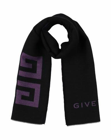 Givenchy Woman Scarf Purple Wool, Virgin Wool, Silk Cover