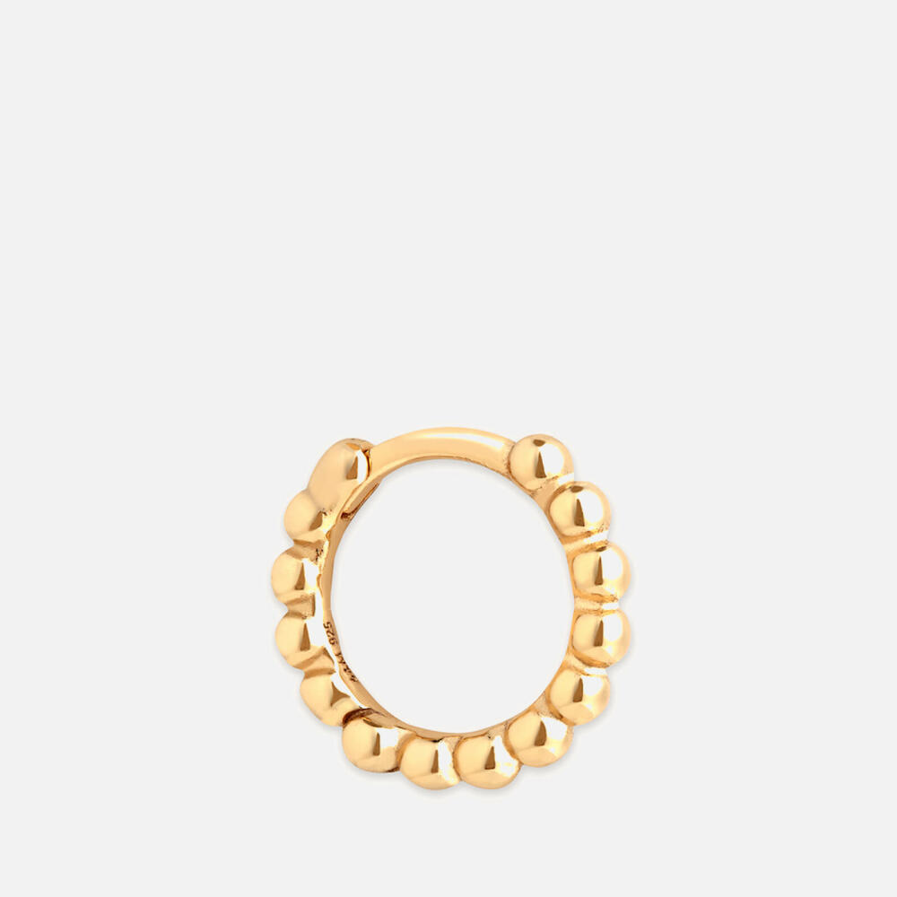 Astrid & Miyu 18-Karat Gold-Plated Hoop Single Earring Cover