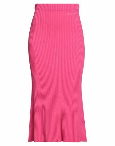 Ermanno Firenze Woman Midi skirt Fuchsia Viscose, Polyamide Cover