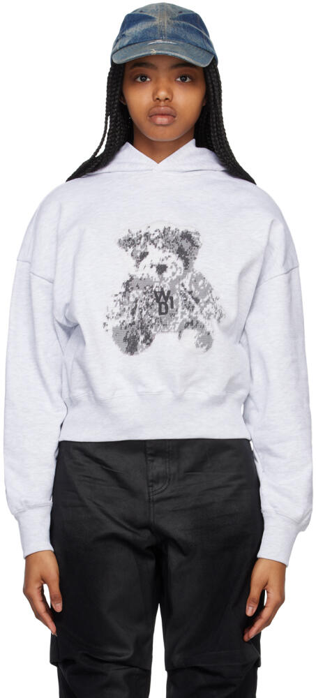 We11done Gray Teddy Hoodie Cover