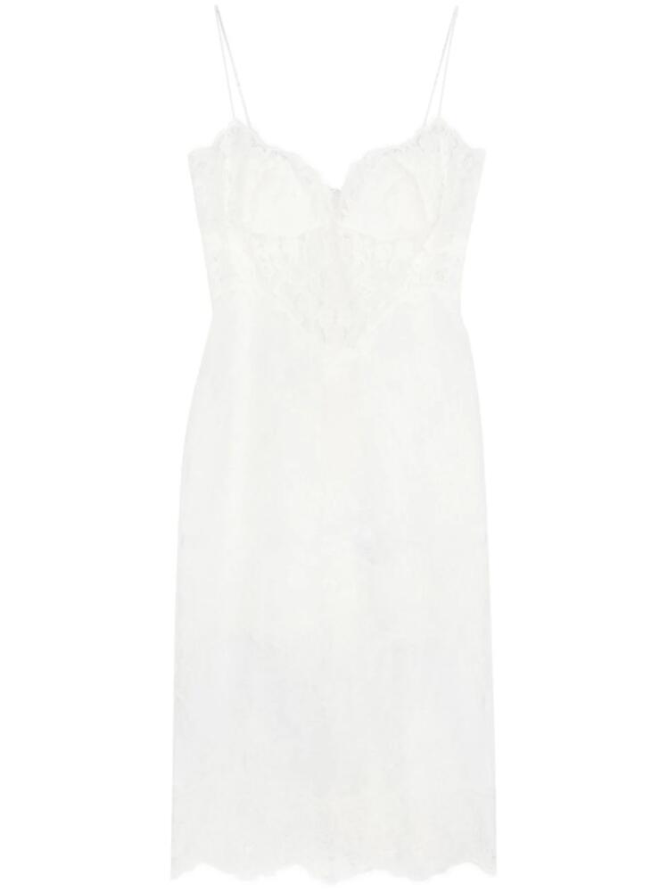 Ermanno Scervino floral-lace midi dress - White Cover