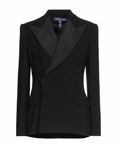 Ralph Lauren Collection Woman Blazer Black Wool, Elastane Cover