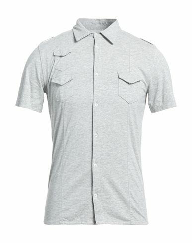 Kaos Man Shirt Grey Cotton Cover