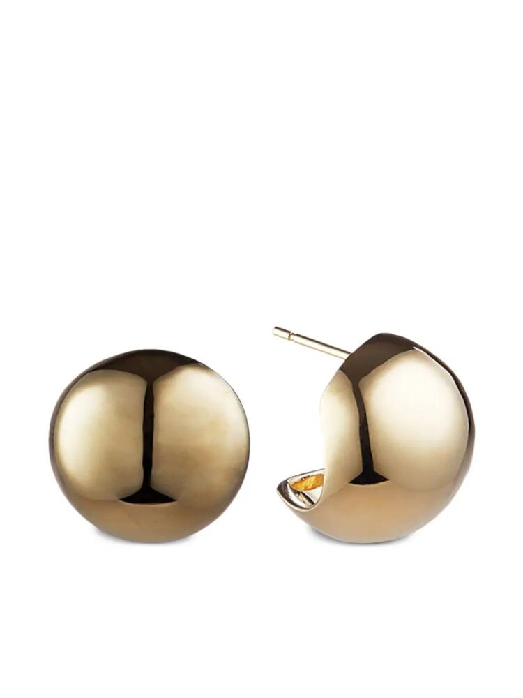 Otiumberg Boule polished stud earrings - Gold Cover