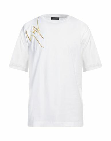 Giuseppe Zanotti Man T-shirt White Cotton Cover