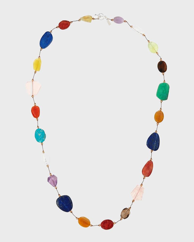 Margo Morrison Carnival Large Multi-Stone Necklace, 35"L Cover