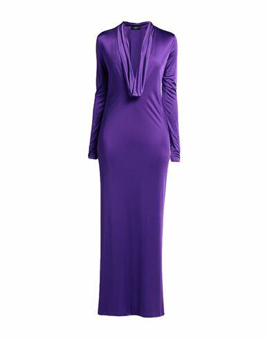 Versace Woman Maxi dress Purple Viscose Cover