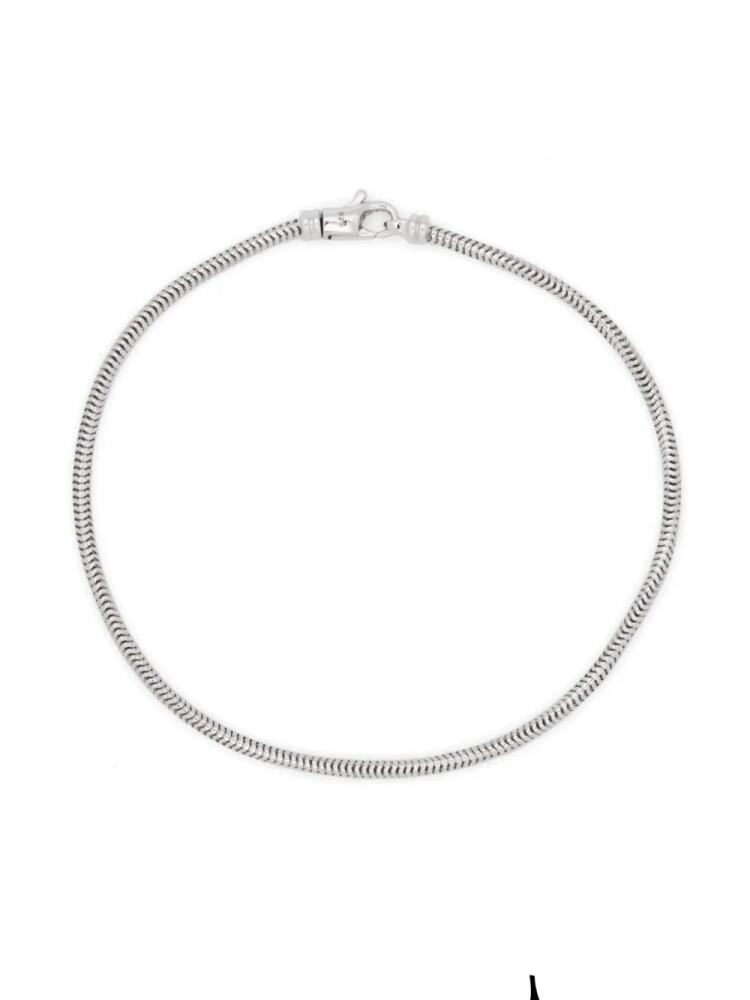 Tom Wood Snake slim silver bracelet Cover