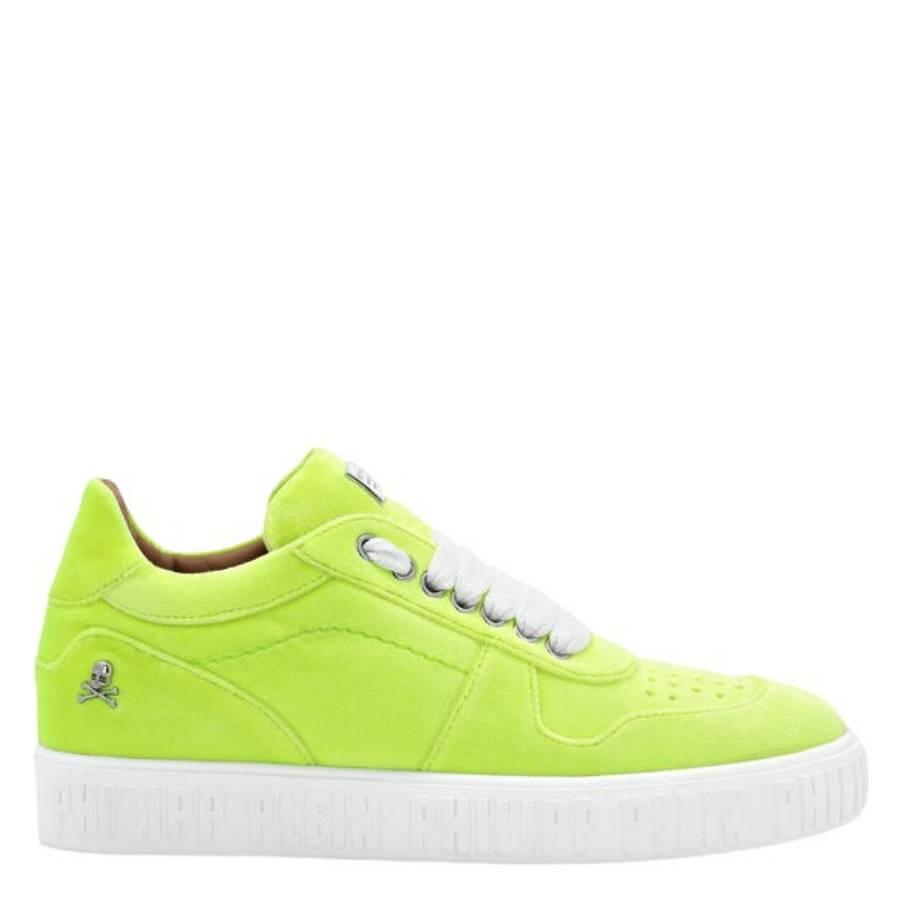 Philipp Plein King Power Velvet Low-Top Sneakers Cover