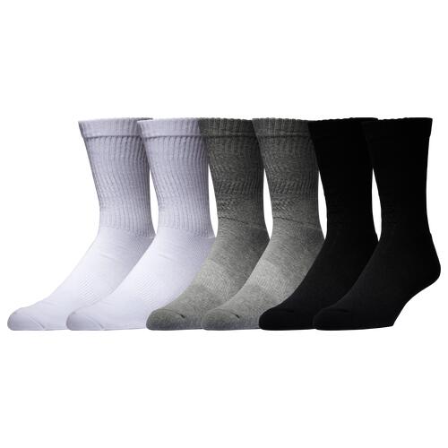 LCKR 6 Pack Basic Crew Socks - Mens Multi Cover