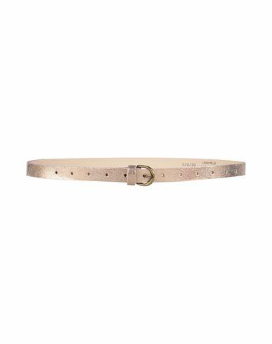 Vicolo Woman Belt Rose gold Leather Cover