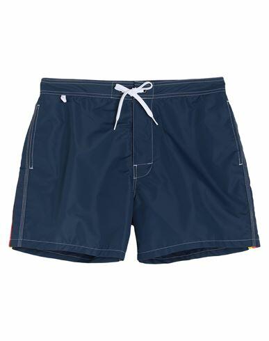 Sundek Man Swim trunks Navy blue Nylon Cover