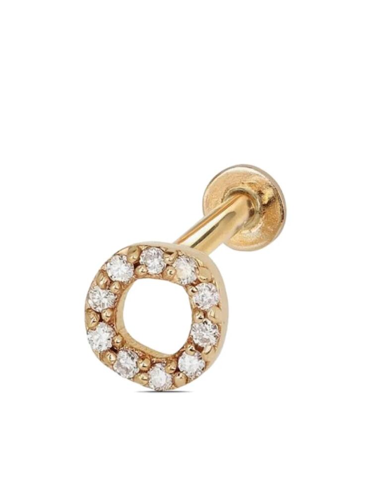 Lark & Berry 14kt yellow gold Halo diamond earring Cover