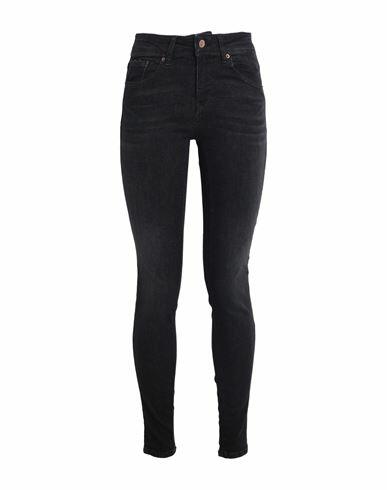 Vero Moda Woman Jeans Black Organic cotton, Cotton, Elastomultiester, Elastane Cover