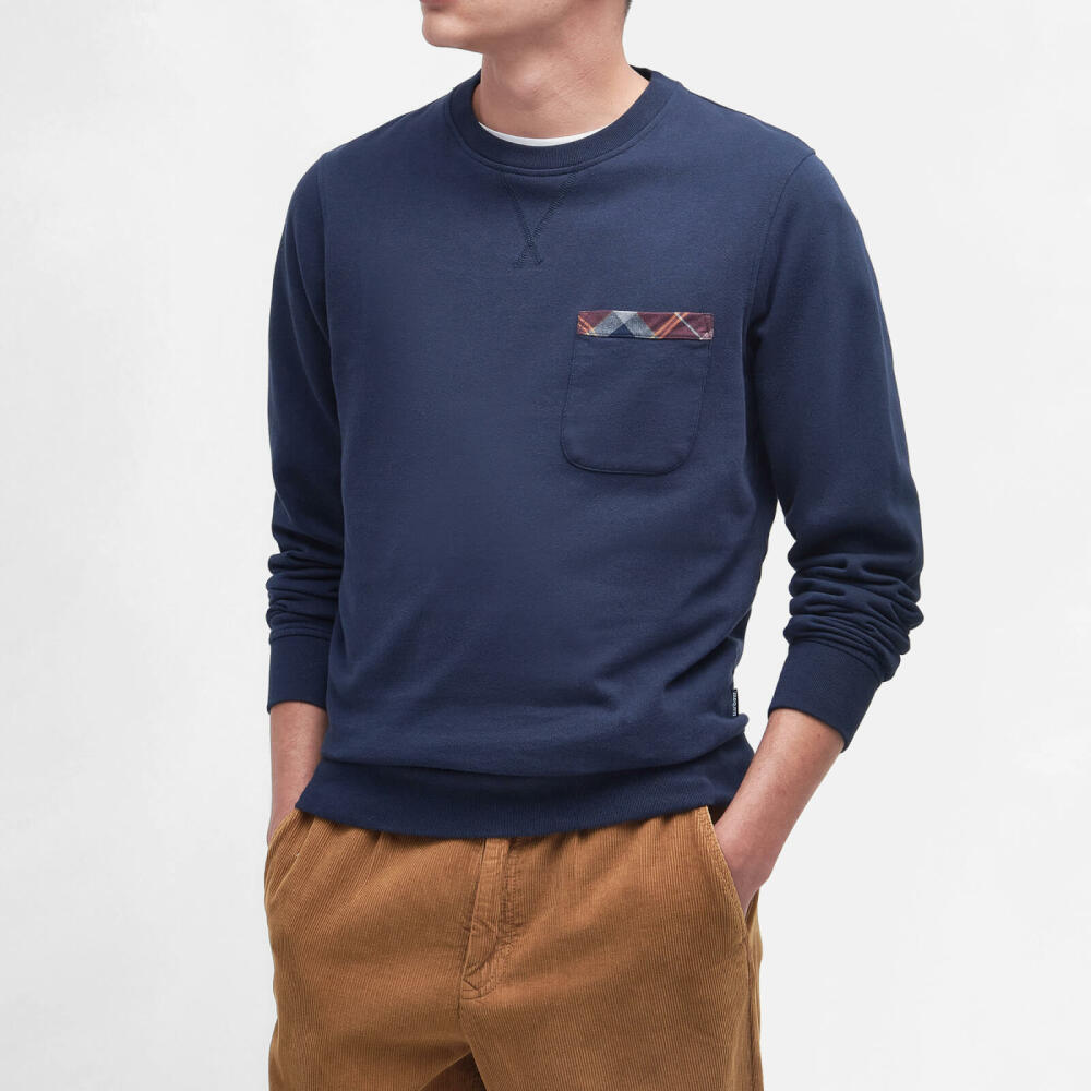 Barbour Heritage Goswick Pocket Cotton-Jersey Sweatshirt Cover