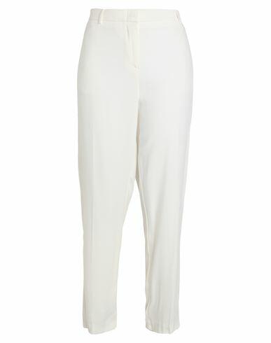 Twinset Woman Pants White Acetate, Viscose, Elastane Cover