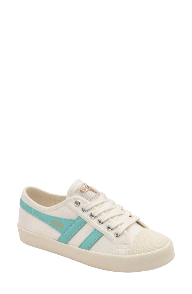 Gola Coaster Sneaker in Off White/Aruba Cover