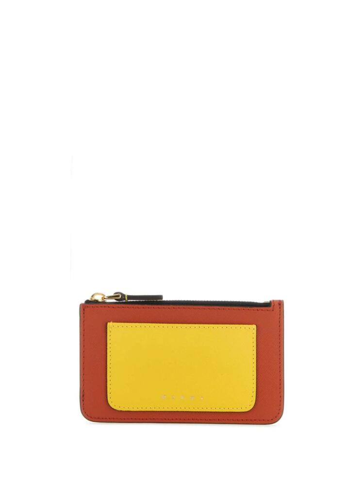 Marni colour-block cardholder - Neutrals Cover